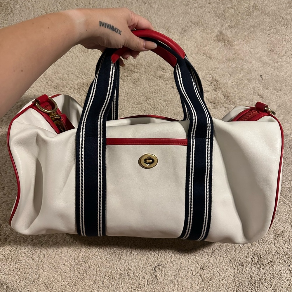 Coach leather duffel